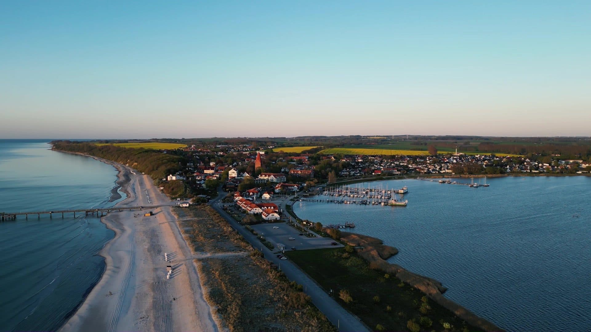 Strand von Rerik aus der Luft